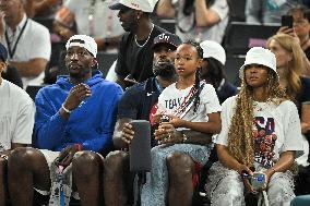 Paris 2024 - LeBron James At Women's Basketball Final