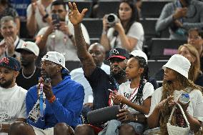 Paris 2024 - LeBron James At Women's Basketball Final