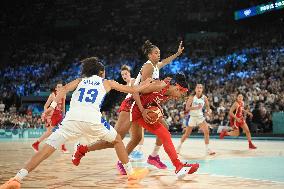 Paris 2024 - Women's Basketball France v USA