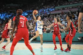 Paris 2024 - Women's Basketball France v USA