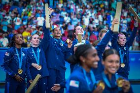 Brazil v United States: Gold Medal Match: Women's Football - Olympic Games Paris 2024: Day 15