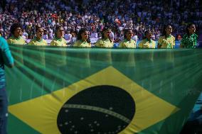 Brazil v United States: Gold Medal Match: Women's Football - Olympic Games Paris 2024: Day 15