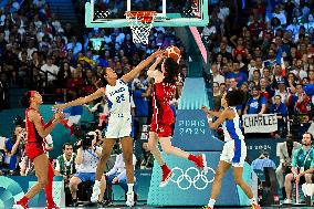 Paris 2024 - Women's Basketball Final France v USA