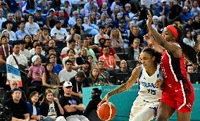 Paris 2024 - Women's Basketball Final France v USA