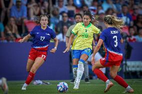 Brazil v United States: Gold Medal Match: Women's Football - Olympic Games Paris 2024: Day 15