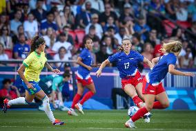 Brazil v United States: Gold Medal Match: Women's Football - Olympic Games Paris 2024: Day 15