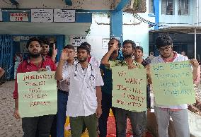 Protest By Junior Doctors -NBMCH