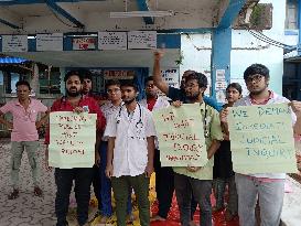 Protest By Junior Doctors -NBMCH