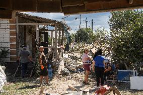 Consequences Of Massive Russian Missile And Drone Attack On Ukraine, August 11, 2024