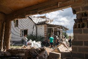 Consequences Of Massive Russian Missile And Drone Attack On Ukraine, August 11, 2024