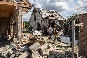 Consequences Of Massive Russian Missile And Drone Attack On Ukraine, August 11, 2024