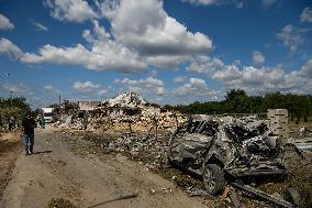 Consequences Of Massive Russian Missile And Drone Attack On Ukraine, August 11, 2024