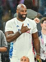 Paris 2024 - Teddy Riner At Women's Basketball Final