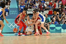 Paris 2024 - Women's Basketball Final France v USA