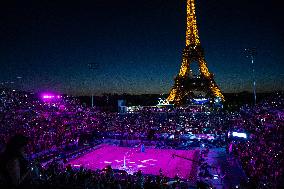 Paris 2024 - Atmosphere At Volleyball Sweden vs Germany