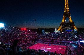 Paris 2024 - Atmosphere At Volleyball Sweden vs Germany