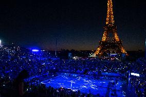 Paris 2024 - Atmosphere At Volleyball Sweden vs Germany