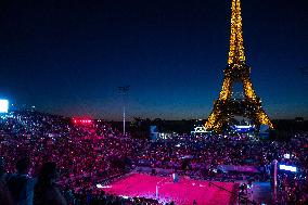 Paris 2024 - Atmosphere At Volleyball Sweden vs Germany