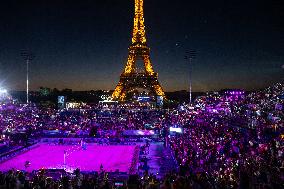 Paris 2024 - Atmosphere At Volleyball Sweden vs Germany