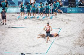 Paris 2024 - Atmosphere At Volleyball Sweden vs Germany