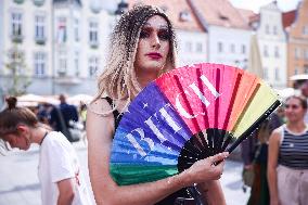 First Equality March In Krakow, Poland