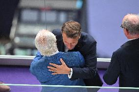 Paris 2024 - President Macron At Closing Ceremony