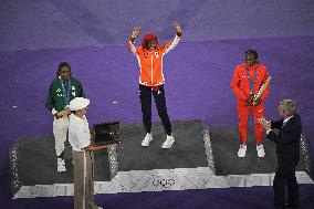 Paris 2024 - Podium Ceremony For The Women's Marathon