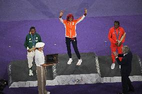 Paris 2024 - Podium Ceremony For The Women's Marathon