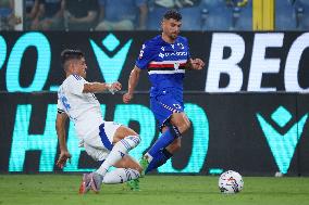 Italian football Coppa Italia match - UC Sampdoria vs Como 1907