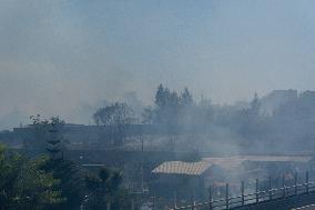 Naples, Fire Near Capodichino Airport