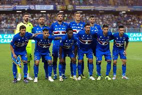 Italian football Coppa Italia match - UC Sampdoria vs Como 1907