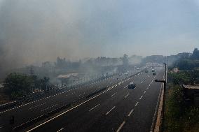 Naples, Fire Near Capodichino Airport