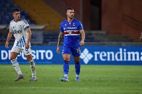 Italian football Coppa Italia match - UC Sampdoria vs Como 1907