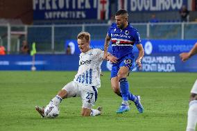 Italian football Coppa Italia match - UC Sampdoria vs Como 1907