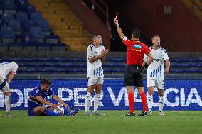 Italian football Coppa Italia match - UC Sampdoria vs Como 1907