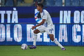 Italian football Coppa Italia match - UC Sampdoria vs Como 1907