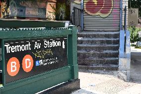 Two Men Slashed Outside Of Tremont Avenue Subway Station In Bronx New York