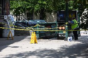 Two Men Slashed Outside Of Tremont Avenue Subway Station In Bronx New York