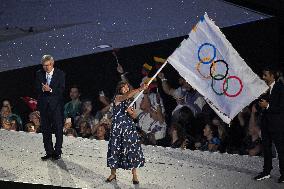 Paris 2024 - Olympic Flag Handover