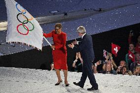 Paris 2024 - Olympic Flag Handover