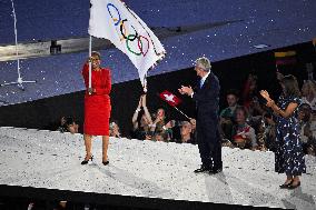 Paris 2024 - Olympic Flag Handover