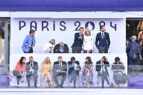 Paris 2024 - French Politics At Closing Ceremony