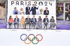 Paris 2024 - French Politics At Closing Ceremony