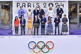 Paris 2024 - French Politics At Closing Ceremony