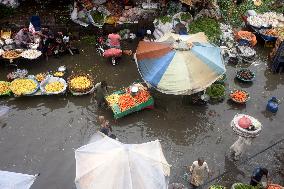 PAKISTAN-LAHORE-MONSOON RAIN-FLOODING