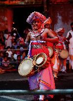 SRI LANKA-KANDY-ESALA PERAHERA-CELEBRATION