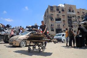 MIDEAST-GAZA-KHAN YOUNIS-EVACUATION