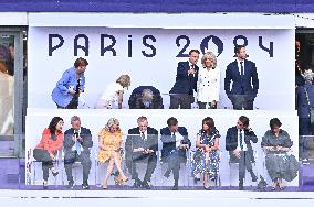 Paris 2024 - The Macrons Attend The Closing Ceremony