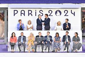 Paris 2024 - The Macrons Attend The Closing Ceremony