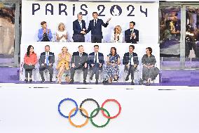 Paris 2024 - The Macrons Attend The Closing Ceremony